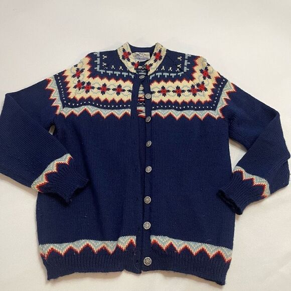 Central Sport Ernst Gertsch Wengen Interlaken Knit Ski Sweater Size S/M/L - Picture 1 of 8